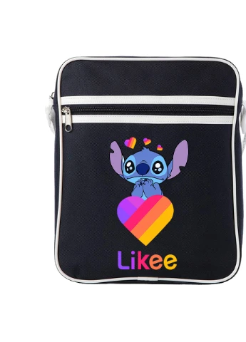 Сумка-мессенджер Стич Лайки (Stitch Likee) Синий (92289-1596-NB) MobiPrint (259887844)