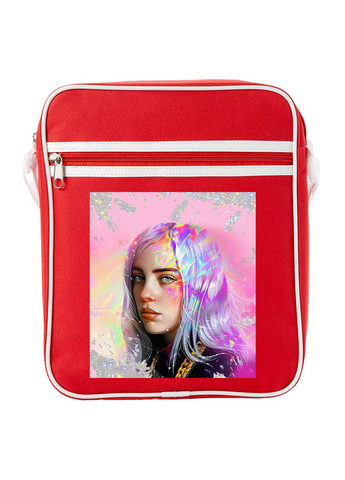 Сумка-месенджер Біллі Айліш (Billie Eilish) Червоний (92289-1604-RD) MobiPrint (259886653)