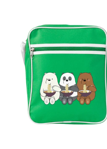 Сумка-мессенджер Вся правда о медведях (We Bare Bears) Зеленый (92289-2897-KG) MobiPrint (259887008)