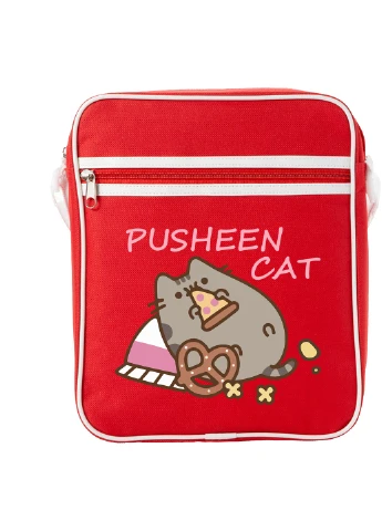 Сумка-месенджер Кіт Пушин (Pusheen Cat) Червоний (92289-3347-RD) MobiPrint (259887425)