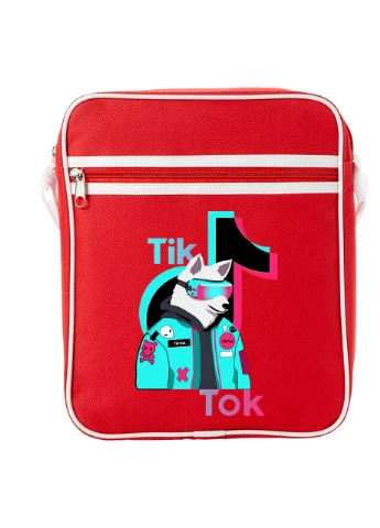 Сумка-мессенджер Тик Ток (Tik Tok Dog) Красный (92289-1645-RD) MobiPrint (259886172)