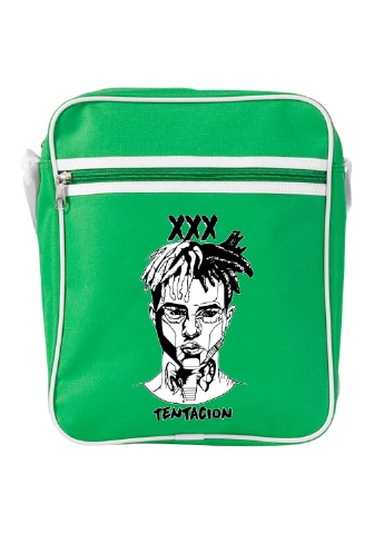 Сумка-мессенджер Экс-экс-экс Тентасьон (XXXTentacion) Зеленый (92289-2637-KG) MobiPrint (259887352)