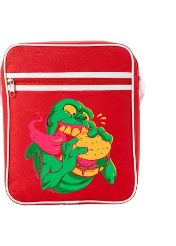 Сумка-мессенджер Лизун Охотники за привидениями (Slimer Ghostbusters) Красный (92289-3466-RD) MobiPrint (259886018)