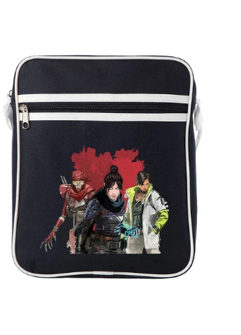 Сумка-мессенджер Апекс леджендс, персонажи(Apex Legends poster) Синий (92289-3494-NB) MobiPrint (259886236)