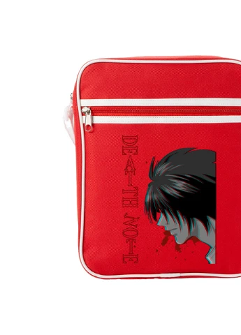 Сумка-месенджер Ел Лоулайт Зошит смерті (L Death Note) Червоний (92289-2824-RD) MobiPrint (259887952)