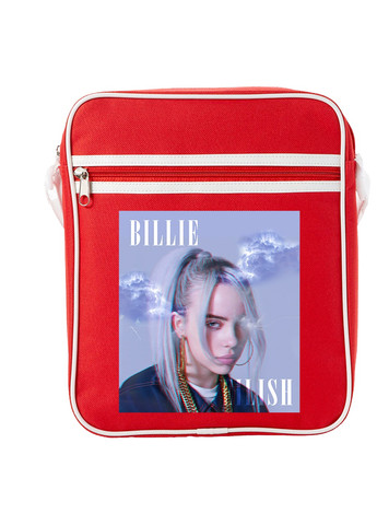 Сумка-месенджер Біллі Айліш (Billie Eilish) Червоний (92289-1603-RD) MobiPrint (259886661)