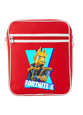 Сумка-мессенджер Фортнайт (Fortnite) Красный (92289-1196-RD) MobiPrint (259886443)