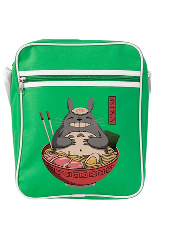 Сумка-месенджер Мій сусід Тоторо (My Neighbor Totoro) Зелений (92289-3342-KG) MobiPrint (259886324)