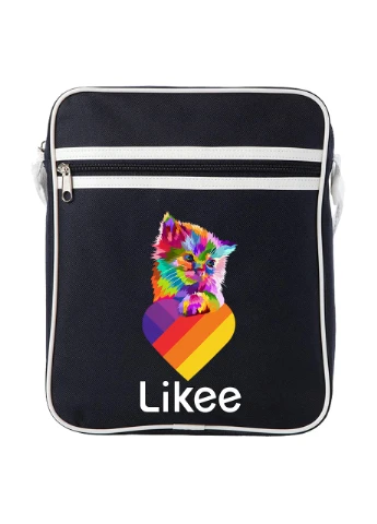 Сумка-месенджер Лайки (Likee) Синій (92289-1470-NB) MobiPrint (259886419)