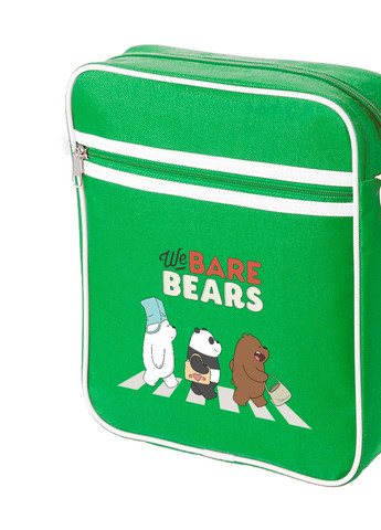Сумка-мессенджер Вся правда о медведях (We Bare Bears) Зеленый (92289-2666-KG) MobiPrint (259887559)