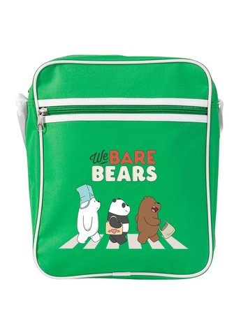 Сумка-мессенджер Вся правда о медведях (We Bare Bears) Зеленый (92289-2666-KG) MobiPrint (259887559)