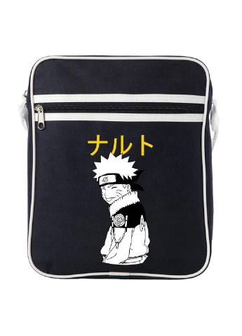 Сумка-мессенджер Наруто Узумаки (Naruto Uzumaki) Синий (92289-3048-NB) MobiPrint (259887349)
