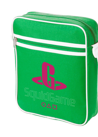 Сумка-месенджер Гра в кальмара (PlayStation Squid Game) Зелений (92289-3370-KG) MobiPrint (259887281)