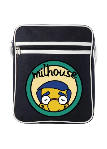 Сумка-месенджер Мілхаус Ван Хутен Сімпсони (Milhouse The Simpsons) Синій (92289-3464-NB) MobiPrint (259887292)
