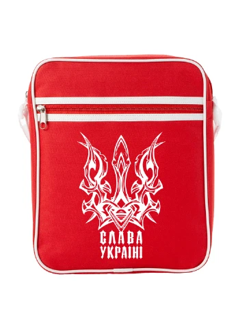Сумка-мессенджер Слава Украине Красный (92289-3756-RD) MobiPrint (259887509)