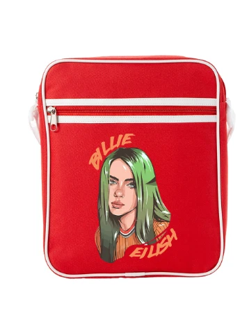 Сумка-месенджер Біллі Айліш (Billie Eilish) Червоний (92289-1599-RD) MobiPrint (259887497)