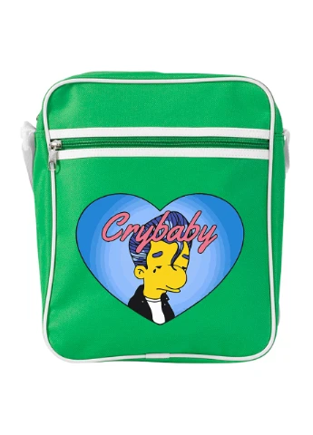 Сумка-месенджер Мілхаус Ван Хутен Сімпсони (Crybaby The Simpsons) Зелений (92289-3407-KG) MobiPrint (259886459)