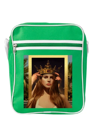 Сумка-месенджер Лана дел Рей (Lana Del Rey) Зелений (92289-1590-KG) MobiPrint (259885992)
