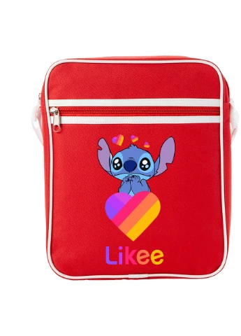 Сумка-мессенджер Стич Лайки (Stitch Likee) Красный (92289-1596-RD) MobiPrint (259886483)