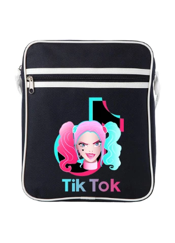 Сумка-месенджер Тік Струм (Tik Tok Harley Quinn) Синій (92289-1646-NB) MobiPrint (259886085)
