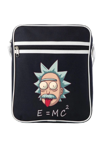 Сумка-месенджер Рік та Морті (Rick and Morty) Синій (92289-1962-NB) MobiPrint (259887360)