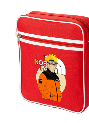 Сумка-мессенджер Наруто Норс Фейс (Naruto The Norch Face) Красный (92289-3480-RD) MobiPrint (259885680)