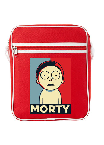 Сумка-месенджер Рік Санчез Рік та Морті (Rick Sanchez Rick and Morty) Червоний (92289-2931-RD) MobiPrint (259886992)