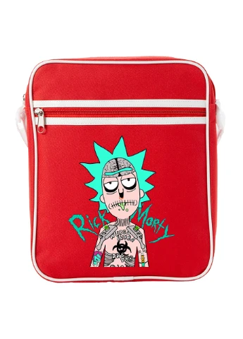 Сумка-мессенджер Морти Смит Рик и Морти (Morty Smith Rick and Morty) Красный (92289-2930-RD) MobiPrint (259885734)