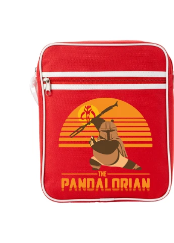 Сумка-месенджер Кунг-фу панда і Мандалорець (Pandalorian) Червоний (92289-3428-RD) MobiPrint (259886293)