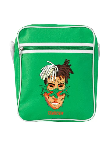Сумка-мессенджер Экс-экс-экс Тентасьон (XXXTentacion) Зеленый (92289-2636-KG) MobiPrint (259886989)
