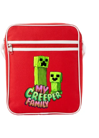 Сумка-месенджер Майнкрафт (Minecraft) Червоний (92289-1176-RD) MobiPrint (259886375)