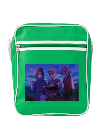 Сумка-месенджер Наруто (Naruto) Зелений (92289-3100-KG) MobiPrint (259887123)