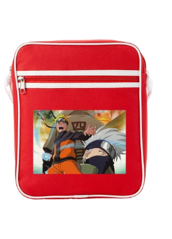 Сумка-месенджер Наруто (Naruto) Червоний (92289-3083-RD) MobiPrint (259887095)