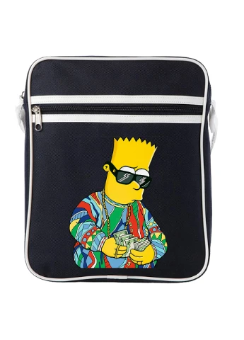 Сумка-месенджер Барт Сімпсон (Bart Simpson) Синій (92289-1477-NB) MobiPrint (259887059)