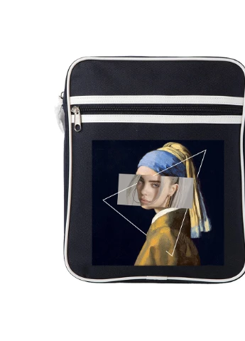 Сумка-мессенджер Билли Айлиш Ренессанс (Billie Eilish Renaissance) Синий (92289-1206-NB) MobiPrint (259887169)