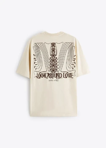 Молочна футболка Zara