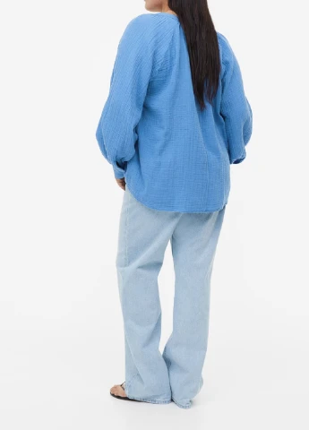 Синяя блузка H&M