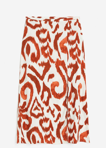 Молочная кэжуал с рисунком юбка H&M