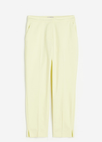 Желтые классические демисезонные брюки H&M