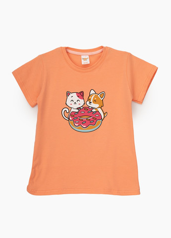 Персиковая всесезон пижама Elmos