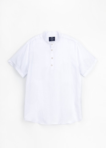 Белая рубашка однотонная Stendo
