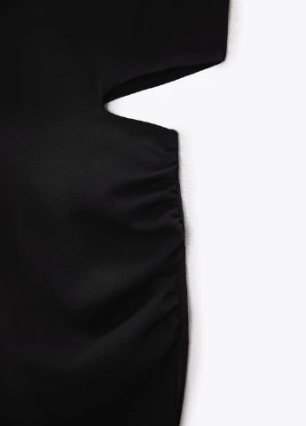 Чорна святковий сукня Zara однотонна