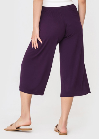Фиолетовые кэжуал демисезонные брюки Garne