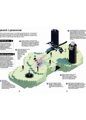 Книга MINECRAFT. Довідник Нижнього світу і Краю 8319 No Brand (259861617)
