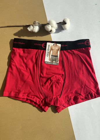 Чоловічі анатомічні труси боксери бавовняні GK 48 50 52 54 (M L XL 2XL) труси-шорти червоні No Brand (259874576)