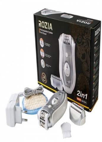 Женский эпилятор ROZIA HB-6005 аккумуляторный серый VTech (259906236)