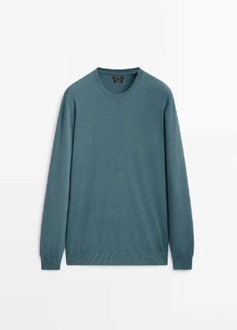 Синій світшот Massimo Dutti (259899050)