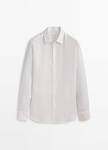 Белая классическая рубашка Massimo Dutti