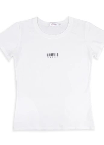 Футболка женская белая M (730694) No Brand - (259925346)