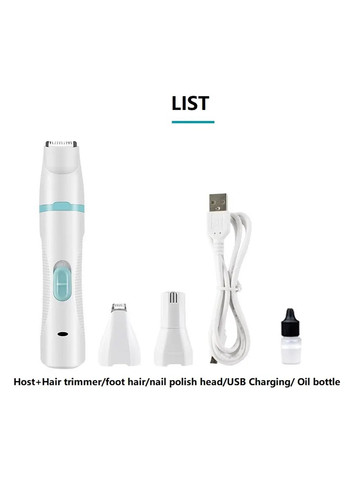 Машинка електрична для стрижки кігтів та шерсті з насадками Vailge GN01 Lemfo (259907267)